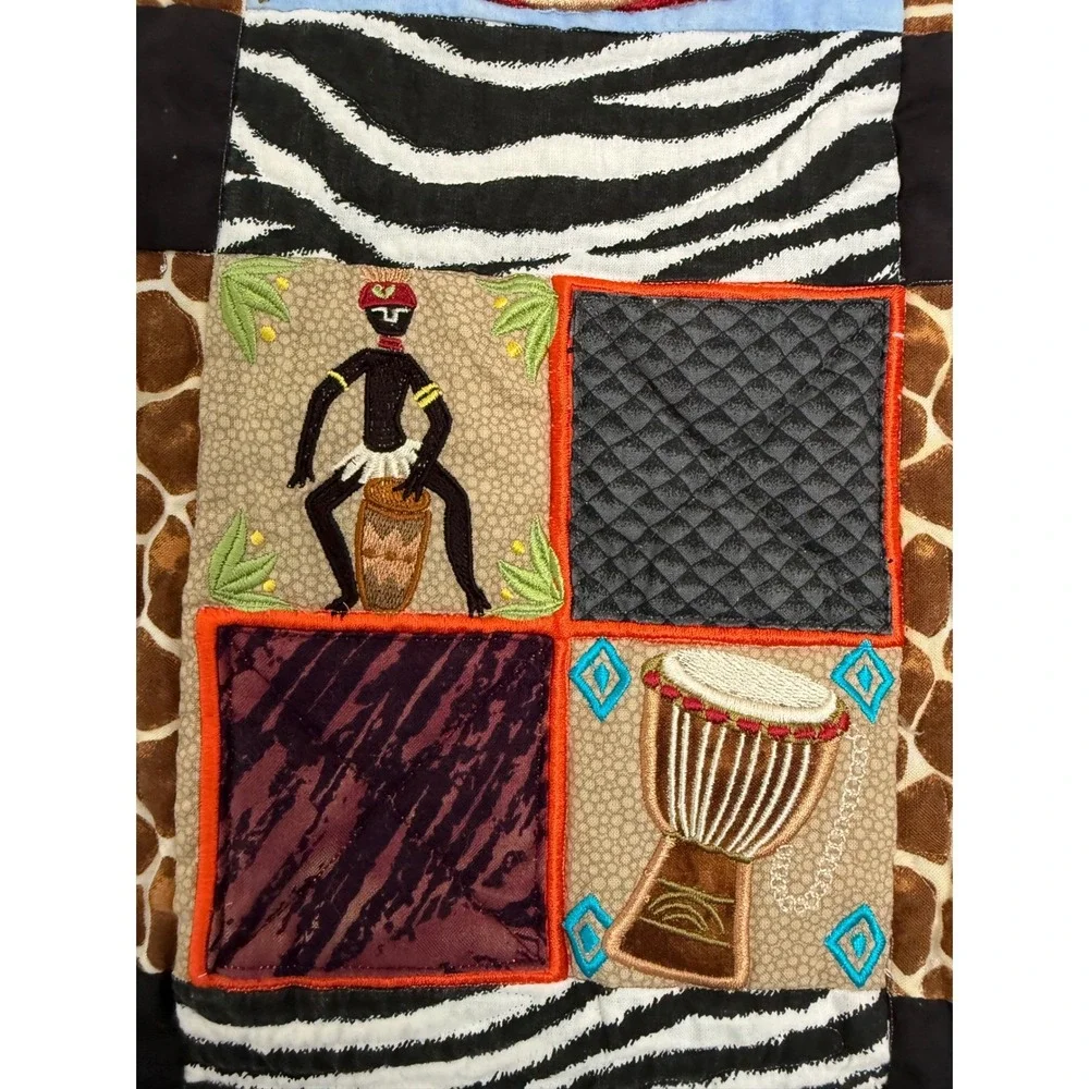 Handmade Safari Quilt/Wall Decor 36.5